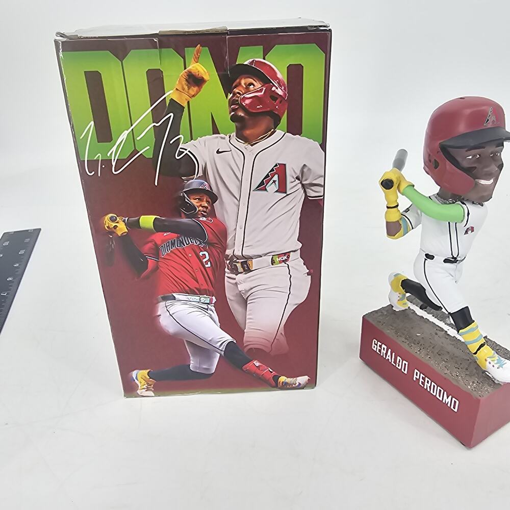 2026 Arizona Diamondbacks Geraldo Perdomo AUDIO SGA Bobblehead NEW - Picture 3 of 9